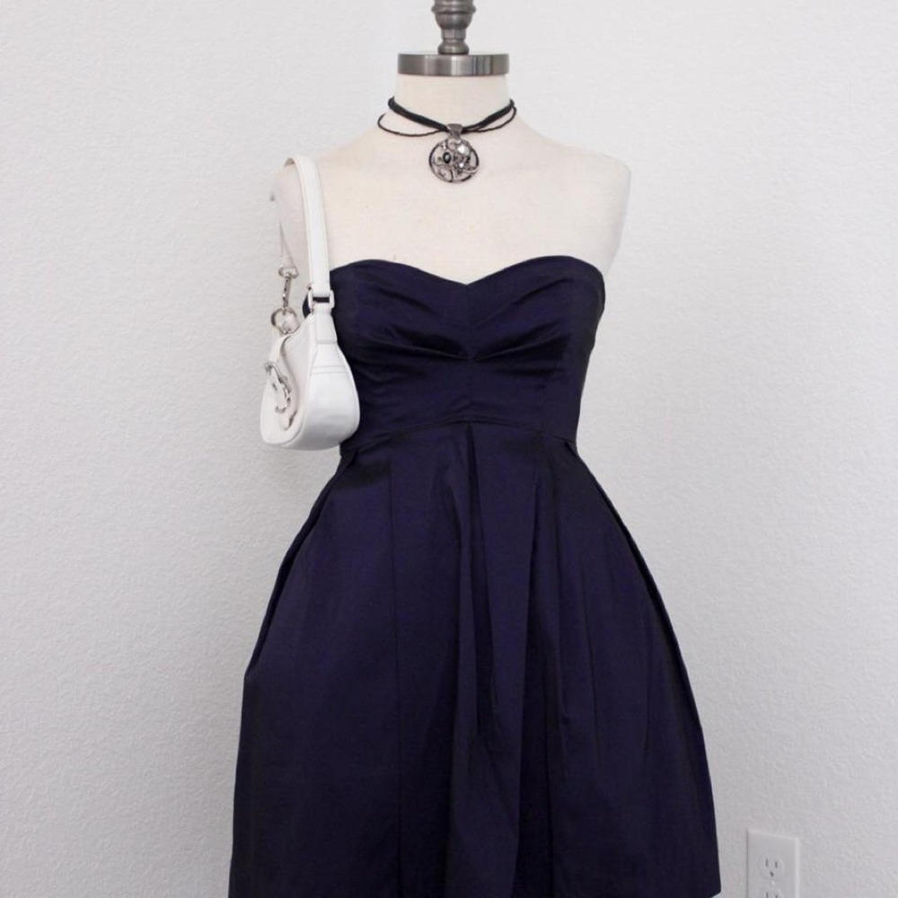 Y2k Vintage Formal Princess Party Dress in Dark Purple